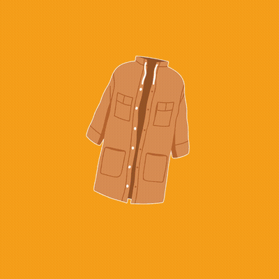 National Fashion Day On Yellow Background GIF