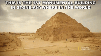National Geographic Ad Pyramid In Desert GIF