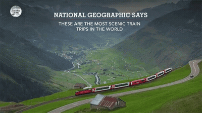 National Geographic Most Scenic Train Trips GIF