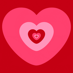 National Girlfriend Day Domino Heart GIF