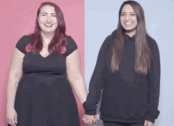 National Girlfriend Day Holding Friends GIF