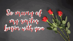 National Girlfriend Day Roses For You GIF