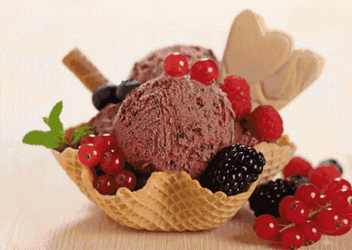 National Ice Cream Day Berries Deserts GIF