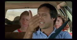 National Lampoon's Vacation Clark Griswold Hit Road Closed GIF
