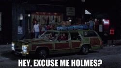 National Lampoon's Vacation Family Truck Parked GIF