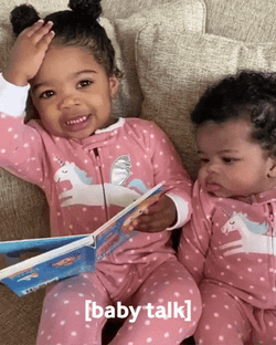 National Sisters Day Baby Talk GIF