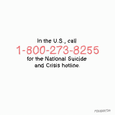 National Suicide And Crisis Hotline 1-800-273-8125 GIF
