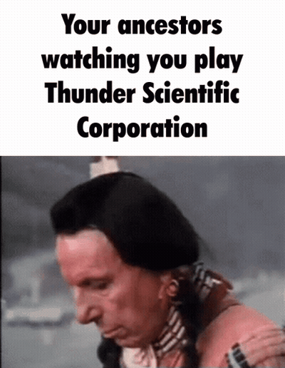 Native American Watching You Play Thunder Scientific Corporation GIF