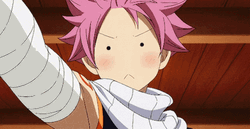 Natsu Dragneel Fairy Tail Anime Shy Blushing GIF