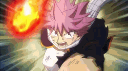 Natsu Dragneel Fairy Tail Fire And Ice Battle GIF