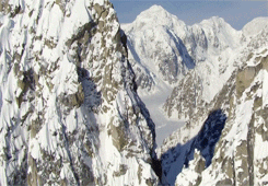 Nature Snowy Mountain GIF