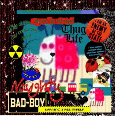 Naughty Bad Boy Collage GIF