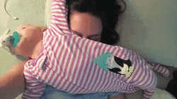 Naughty Nepo Baby Sleeping Position GIF