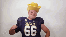 Navy Cowboy Dance Slow Spin GIF