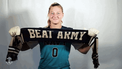 Navy Sports Fan Beat Army Sign GIF
