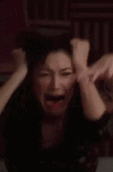 Naya Rivera Horrified While Crying GIF