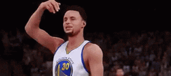 Nba 2K Animated Stephen Curry Counting GIF