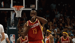 NBA Baskteball Player James Harden Cooking Show Sign GIF