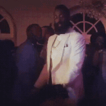 NBA Baskteball Player James Harden In Suit Party Dance GIF