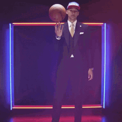Nba Draft Candidate Spinning Ball GIF