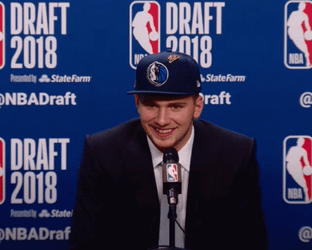 NBA Draft Day Luka Dončić GIF