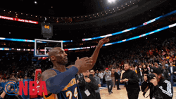 NBA Lakers Kobe Kissing Goodbye GIF