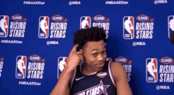NBA Player Scratching His Head GIF