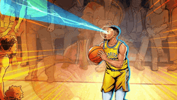 Nba Playoffs Animated Steph Curry GIF