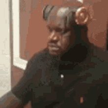 NBA Star Shaquille O'Neal Enjoying DJ Music GIF