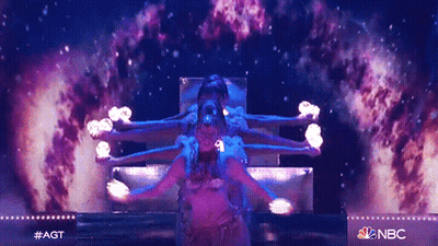 NBC Ad People Performing With Fire GIF