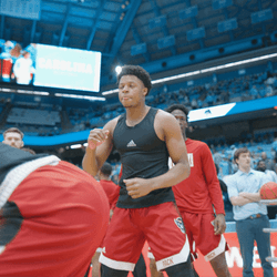 Nc State Player Dancing While Wearing Black Tank Top GIF