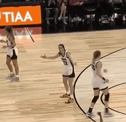 Ncaa Caitlin Clark Playing On Court GIF