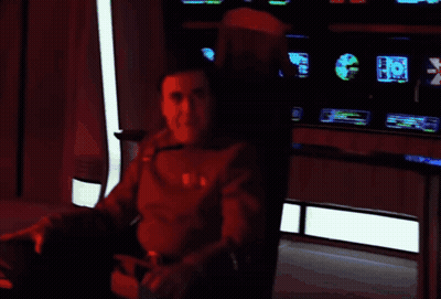 NCC-1701 Spaceship Flying GIF