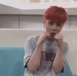 NCT Taeil Punching Air GIF