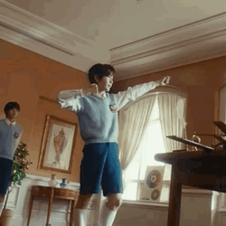 NCT Wish Ryo Walk Of Shame GIF