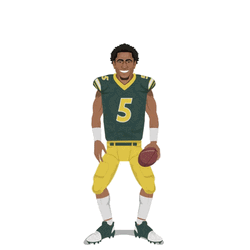 Nds Bison Football Player GIF