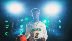 Ndsu Basketball Player Juggling Ball GIF