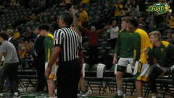 Ndsu Basketball Players Team Won GIF