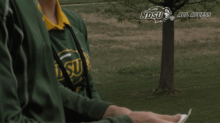 Ndsu Bison Coach Eating Chips GIF