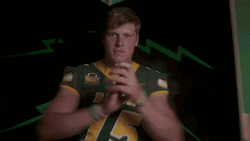 Ndsu Football Player Flexing Muscles Biceps GIF