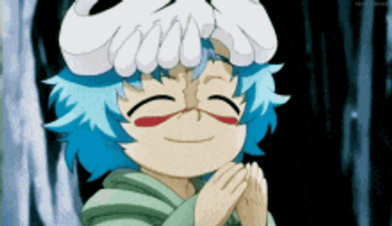 Neb Clapping Happily With Eyes Closed Child Form GIF