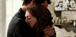 Neck Kiss Sad Hug GIF
