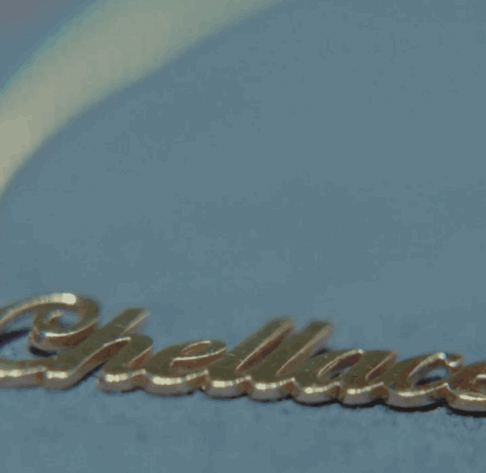 Necklace Saying Chelsea GIF
