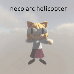 Neco Arc Helicopter Meme GIF