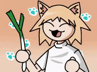 Neco Arc Spinning A Spring Onion GIF
