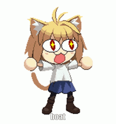 Neco Arc With Starry Eyes GIF