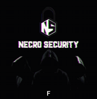 Necro Security Logo Hooded Figure GIF