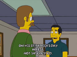Ned Flanders Not Interested GIF