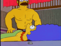 Ned Flanders On Top Of You GIF