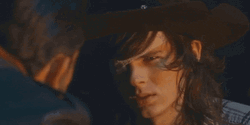 Negan Sincere Look At Carl GIF